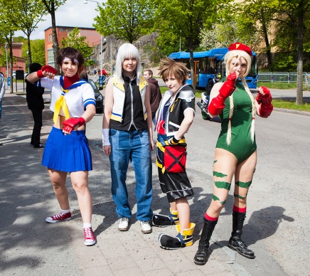 Street Fighter and Kingdom Hearts Cosplay