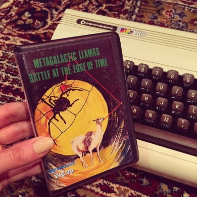Commodore VIC20 game Metagalactic Llamas