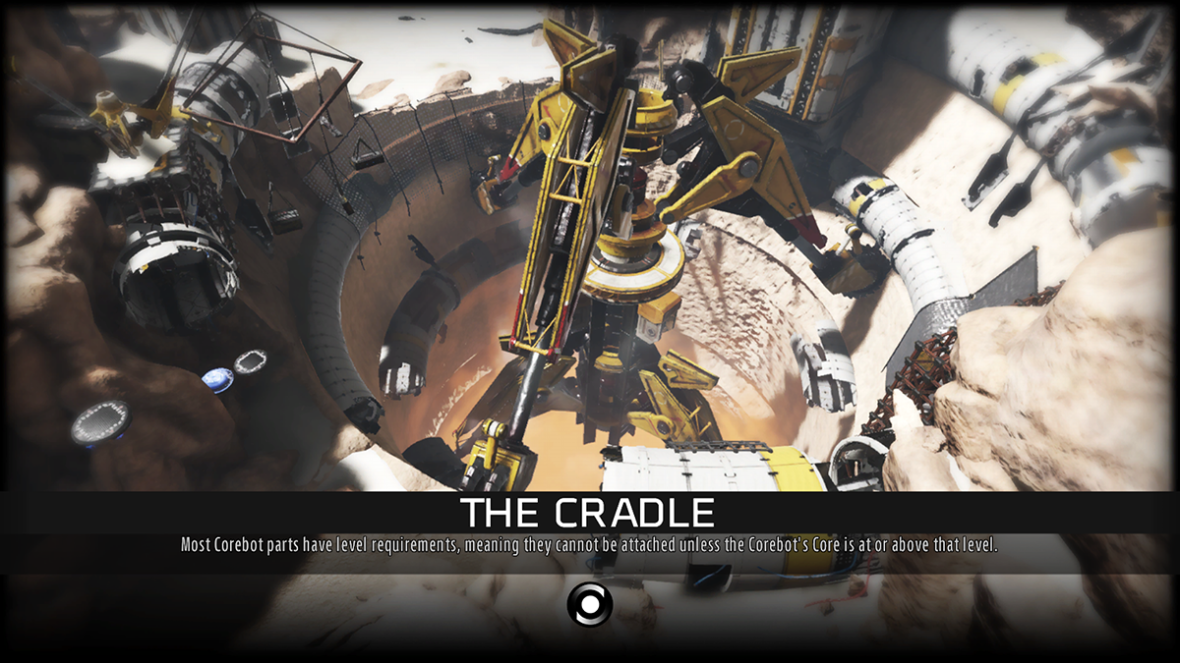 The Cradle loading screen - ReCore